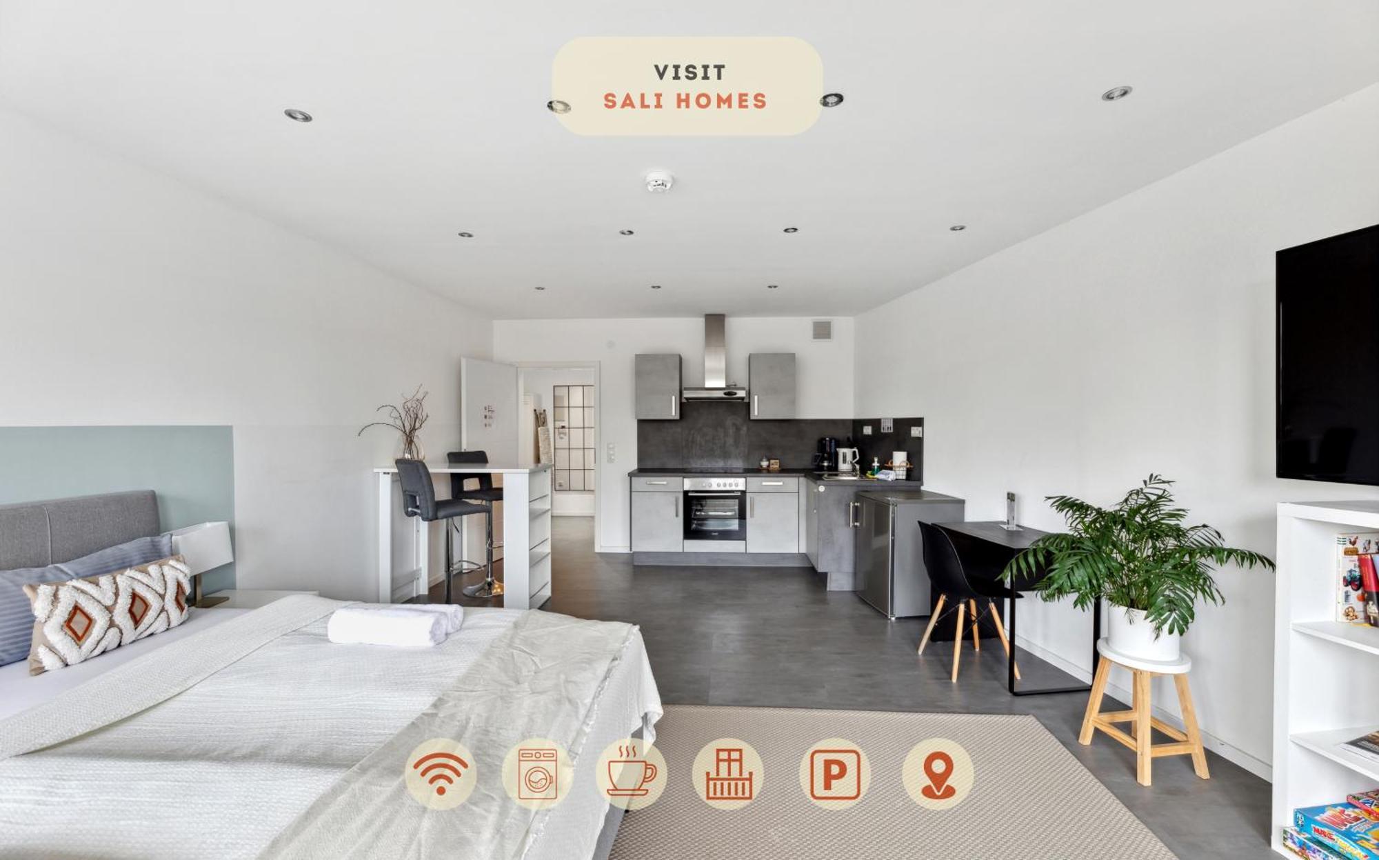 Sali Homes - Charming Studio Apartment In Heart Of Bayreuth With Balcony Exteriér fotografie